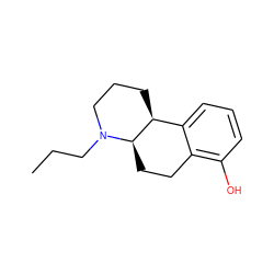 CCCN1CCC[C@H]2c3cccc(O)c3CC[C@H]21 ZINC000026286988