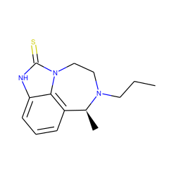 CCCN1CCn2c(=S)[nH]c3cccc(c32)[C@@H]1C ZINC000026259458