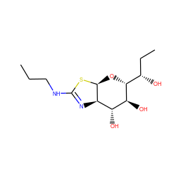 CCCNC1=N[C@H]2[C@H](O[C@H]([C@@H](O)CC)[C@@H](O)[C@@H]2O)S1 ZINC000147001742