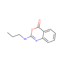 CCCNc1nc2ccccc2c(=O)o1 ZINC000027526304