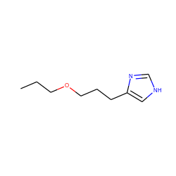 CCCOCCCc1c[nH]cn1 ZINC000013560964