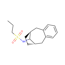 CCCS(=O)(=O)NC1[C@H]2CC[C@H]1Cc1ccccc1C2 ZINC000101027689