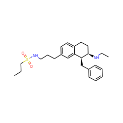 CCCS(=O)(=O)NCCCc1ccc2c(c1)[C@H](Cc1ccccc1)[C@H](NCC)CC2 ZINC000088260957