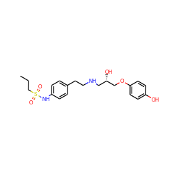 CCCS(=O)(=O)Nc1ccc(CCNC[C@H](O)COc2ccc(O)cc2)cc1 ZINC000034801562