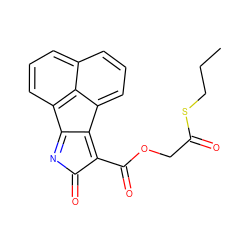 CCCSC(=O)COC(=O)c1c2c3cccc4cccc(c-2nc1=O)c43 ZINC000071296027