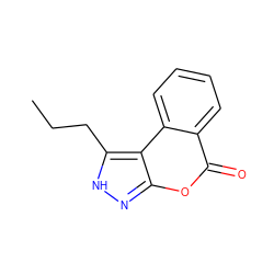 CCCc1[nH]nc2oc(=O)c3ccccc3c12 ZINC000584905317