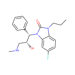 CCCn1c(=O)n([C@@H](c2ccccc2)[C@H](O)CNC)c2cc(F)ccc21 ZINC000043020761