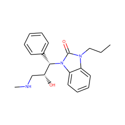 CCCn1c(=O)n([C@@H](c2ccccc2)[C@H](O)CNC)c2ccccc21 ZINC000043120362