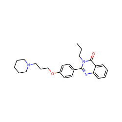 CCCn1c(-c2ccc(OCCCN3CCCCC3)cc2)nc2ccccc2c1=O ZINC000045495464