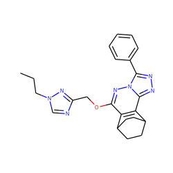 CCCn1cnc(COc2nn3c(-c4ccccc4)nnc3c3c2C2CCC3CC2)n1 ZINC000013610469