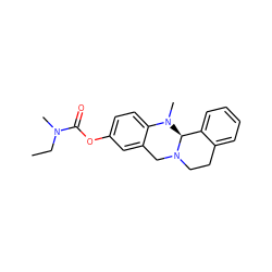 CCN(C)C(=O)Oc1ccc2c(c1)CN1CCc3ccccc3[C@@H]1N2C ZINC000095573676