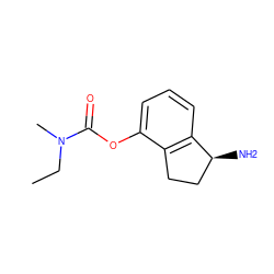 CCN(C)C(=O)Oc1cccc2c1CC[C@@H]2N ZINC000013492230