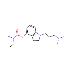 CCN(C)C(=O)Oc1cccc2c1CCN2CCCN(C)C ZINC000169327215