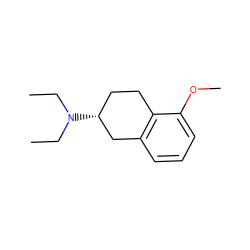 CCN(CC)[C@@H]1CCc2c(cccc2OC)C1 ZINC000013759793