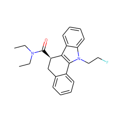 CCN(CC)C(=O)[C@@H]1Cc2ccccc2-c2c1c1ccccc1n2CCF ZINC000096909175