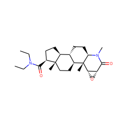 CCN(CC)C(=O)[C@H]1CC[C@H]2[C@@H]3CC[C@H]4N(C)C(=O)[C@@H]5O[C@@H]5[C@]4(C)[C@H]3CC[C@]12C ZINC000098084506