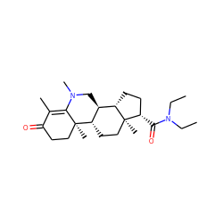 CCN(CC)C(=O)[C@H]1CC[C@H]2[C@@H]3CN(C)C4=C(C)C(=O)CC[C@]4(C)[C@H]3CC[C@]12C ZINC000013737944