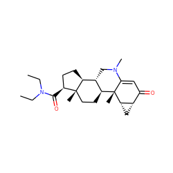 CCN(CC)C(=O)[C@H]1CC[C@H]2[C@@H]3CN(C)C4=CC(=O)[C@@H]5C[C@@H]5[C@]4(C)[C@H]3CC[C@]12C ZINC000013737937