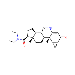 CCN(CC)C(=O)[C@H]1CC[C@H]2[C@@H]3CNC4=CC(=O)[C@@H]5C[C@@H]5[C@]4(C)[C@H]3CC[C@]12C ZINC000013737924