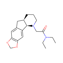 CCN(CC)C(=O)CN1CCC[C@@H]2Cc3cc4c(cc3[C@@H]21)OCO4 ZINC000299832968