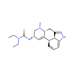 CCN(CC)C(=O)N[C@H]1C=C2[C@@H]3C=CC=C4NC=C(C[C@H]2N(C)C1)[C@@H]43 ZINC001772641818