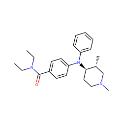 CCN(CC)C(=O)c1ccc(N(c2ccccc2)[C@@H]2CCN(C)C[C@H]2C)cc1 ZINC000013862295