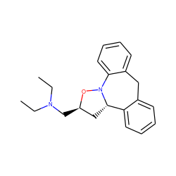 CCN(CC)C[C@@H]1C[C@H]2c3ccccc3Cc3ccccc3N2O1 ZINC000013436850