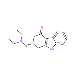 CCN(CC)C[C@@H]1CC(=O)c2c([nH]c3ccccc23)C1 ZINC000027107222