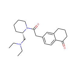 CCN(CC)C[C@@H]1CCCCN1C(=O)Cc1ccc2c(c1)CCCC2=O ZINC000013738796