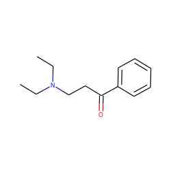 CCN(CC)CCC(=O)c1ccccc1 ZINC000001508815