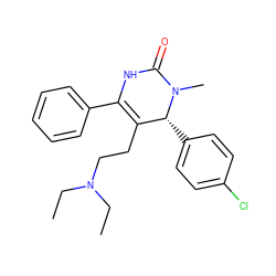 CCN(CC)CCC1=C(c2ccccc2)NC(=O)N(C)[C@@H]1c1ccc(Cl)cc1 ZINC000028520884