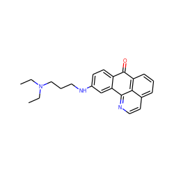 CCN(CC)CCCNc1ccc2c(c1)-c1nccc3cccc(c13)C2=O ZINC000073351179