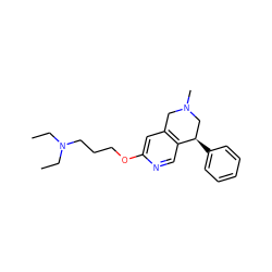 CCN(CC)CCCOc1cc2c(cn1)[C@H](c1ccccc1)CN(C)C2 ZINC000028883580