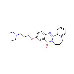 CCN(CC)CCCOc1ccc2nc3n(c(=O)c2c1)CCCc1ccccc1-3 ZINC000299827180