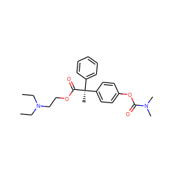 CCN(CC)CCOC(=O)[C@@](C)(c1ccccc1)c1ccc(OC(=O)N(C)C)cc1 ZINC000029323249