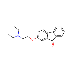 CCN(CC)CCOc1ccc2c(c1)C(=O)c1ccccc1-2 ZINC000001668207