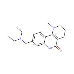 CCN(CC)Cc1ccc2c3c(c(=O)[nH]c2c1)CCCN3C ZINC000118734160