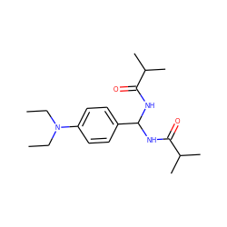 CCN(CC)c1ccc(C(NC(=O)C(C)C)NC(=O)C(C)C)cc1 ZINC000095576946