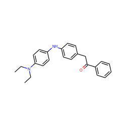 CCN(CC)c1ccc(Nc2ccc(CC(=O)c3ccccc3)cc2)cc1 ZINC000001671919