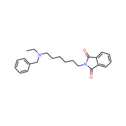 CCN(CCCCCCN1C(=O)c2ccccc2C1=O)Cc1ccccc1 ZINC001772599827