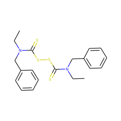 CCN(Cc1ccccc1)C(=S)SSC(=S)N(CC)Cc1ccccc1 ZINC000045301888