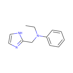 CCN(Cc1ncc[nH]1)c1ccccc1 ZINC000095563020