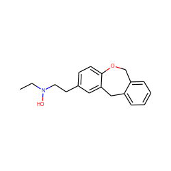 CCN(O)CCc1ccc2c(c1)Cc1ccccc1CO2 ZINC000013745492