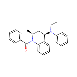 CCN(c1ccccc1)[C@@H]1C[C@H](C)N(C(=O)c2ccccc2)c2ccccc21 ZINC000049792548