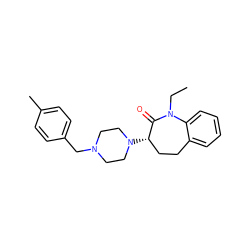 CCN1C(=O)[C@@H](N2CCN(Cc3ccc(C)cc3)CC2)CCc2ccccc21 ZINC000026248915