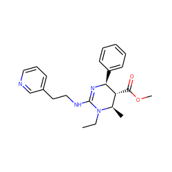 CCN1C(NCCc2cccnc2)=N[C@@H](c2ccccc2)[C@H](C(=O)OC)[C@H]1C ZINC000015937385