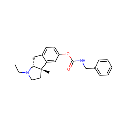 CCN1CC[C@@]2(C)c3cc(OC(=O)NCc4ccccc4)ccc3C[C@@H]12 ZINC000029225732