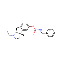 CCN1CC[C@@]2(C)c3cc(OC(=O)NCc4ccccc4)ccc3C[C@H]12 ZINC000013453892