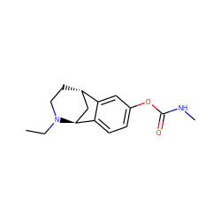 CCN1CC[C@H]2C[C@H]1c1ccc(OC(=O)NC)cc12 ZINC000253634619