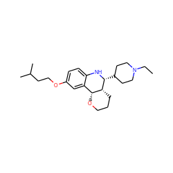 CCN1CCC([C@H]2Nc3ccc(OCCC(C)C)cc3[C@H]3OCCC[C@H]32)CC1 ZINC000095590731